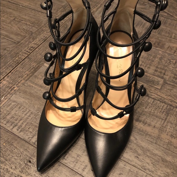 Embellished PVC pumps in neutrals - Gianvito Rossi | Mytheresa GIANVITO ROSSI HEEL